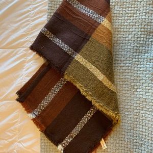 Warm Toned Blanket Scarf